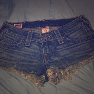 True Religion Jean Shorts